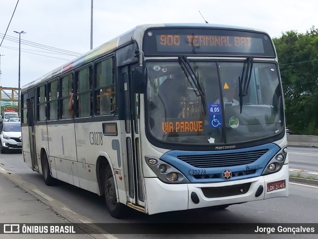 Transportes Futuro C30278 na cidade de Rio de Janeiro, Rio de Janeiro, Brasil, por Jorge Gonçalves. ID da foto: 9765329.