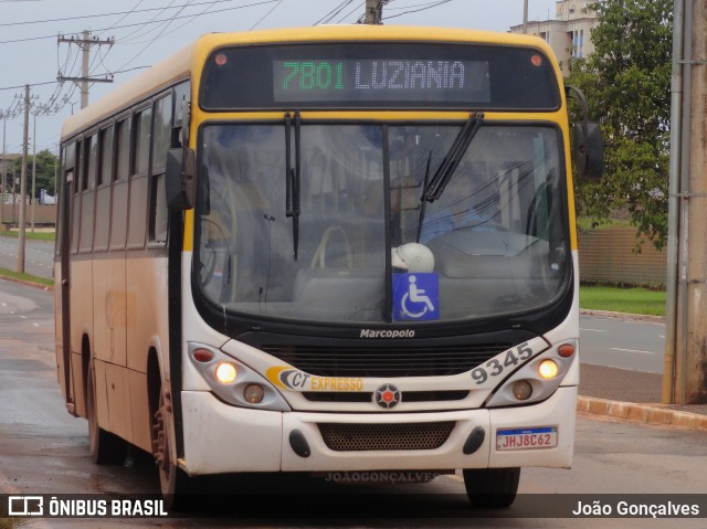 CT Expresso 9345 na cidade de Taguatinga, Distrito Federal, Brasil, por João Gonçalves. Número da foto: #9766254.
