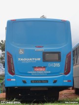 Taguatur - Taguatinga Transporte e Turismo 04315 na cidade de Taguatinga, Distrito Federal, Brasil, por João Gonçalves. Número da foto: #9766486.
