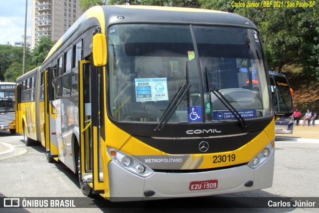 Transportes Capellini 23019 na cidade de São Paulo, São Paulo, Brasil, por Carlos Júnior. ID da foto: 9769477.