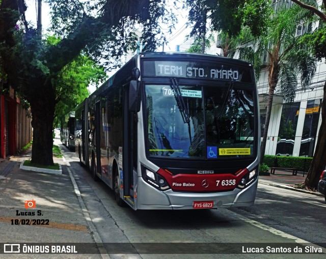 Viação Gatusa Transportes Urbanos 7 6358 na cidade de São Paulo, São Paulo, Brasil, por Lucas Santos da Silva. Número da foto: #9767188.