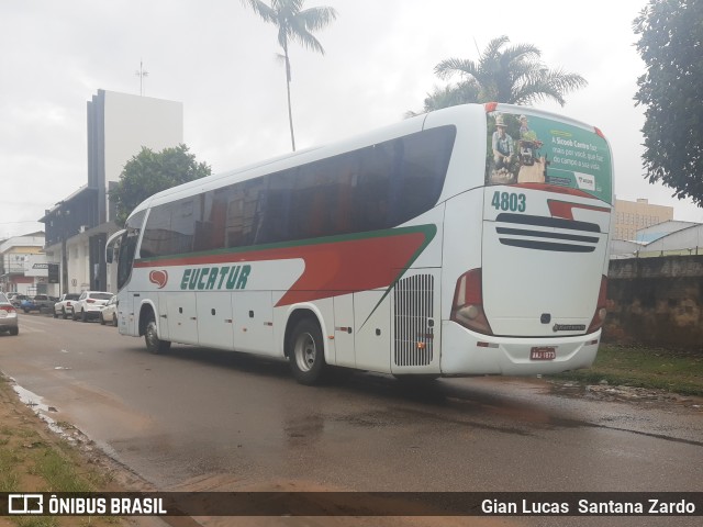 Eucatur - Empresa União Cascavel de Transportes e Turismo 4803 na cidade de Ji-Paraná, Rondônia, Brasil, por Gian Lucas  Santana Zardo. ID da foto: 9767439.