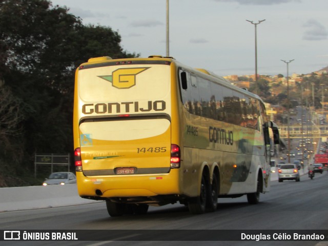 Empresa Gontijo de Transportes 14485 na cidade de Belo Horizonte, Minas Gerais, Brasil, por Douglas Célio Brandao. ID da foto: 9769797.