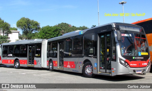 Express Transportes Urbanos Ltda 4 8708 na cidade de São Paulo, São Paulo, Brasil, por Carlos Júnior. ID da foto: 9769502.