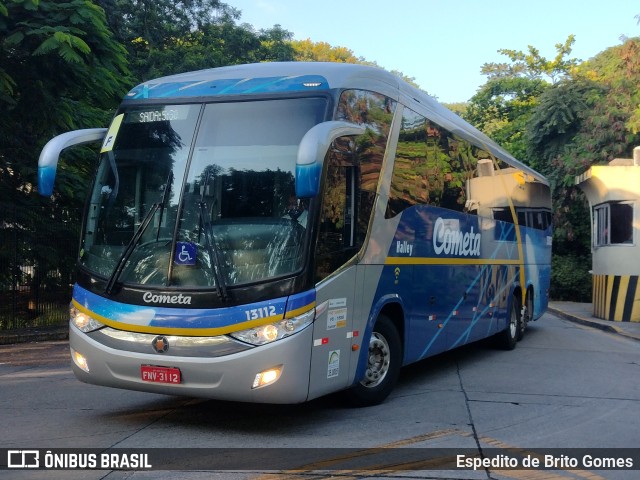 Viação Cometa 13112 na cidade de São Paulo, São Paulo, Brasil, por Espedito de Brito Gomes. ID da foto: 9768943.