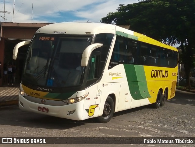 Empresa Gontijo de Transportes 18785 na cidade de Três Corações, Minas Gerais, Brasil, por Fábio Mateus Tibúrcio. ID da foto: 9768981.