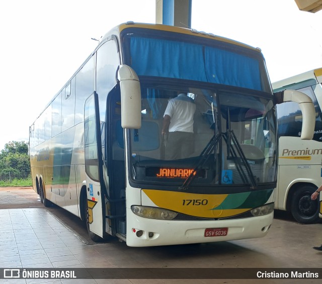 Empresa Gontijo de Transportes 17150 na cidade de Montes Claros, Minas Gerais, Brasil, por Cristiano Martins. Número da foto: #9767538.