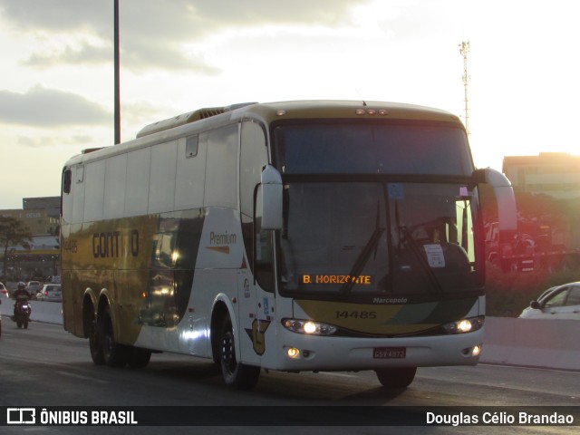 Empresa Gontijo de Transportes 14485 na cidade de Belo Horizonte, Minas Gerais, Brasil, por Douglas Célio Brandao. ID da foto: 9769793.