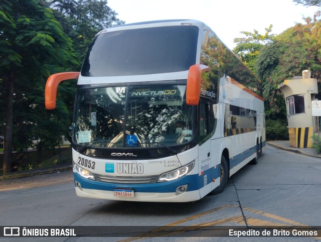 Expresso União 20053 na cidade de São Paulo, São Paulo, Brasil, por Espedito de Brito Gomes. Número da foto: #9768908.