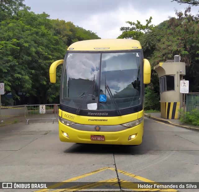 Viação Itapemirim 60051 na cidade de São Paulo, São Paulo, Brasil, por Helder Fernandes da Silva. ID da foto: 9768177.