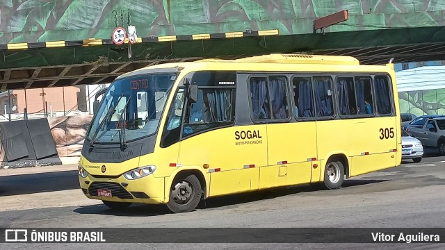SOGAL - Sociedade de Ônibus Gaúcha Ltda. 305 na cidade de Canoas, Rio Grande do Sul, Brasil, por Vitor Aguilera. Número da foto: #9769924.