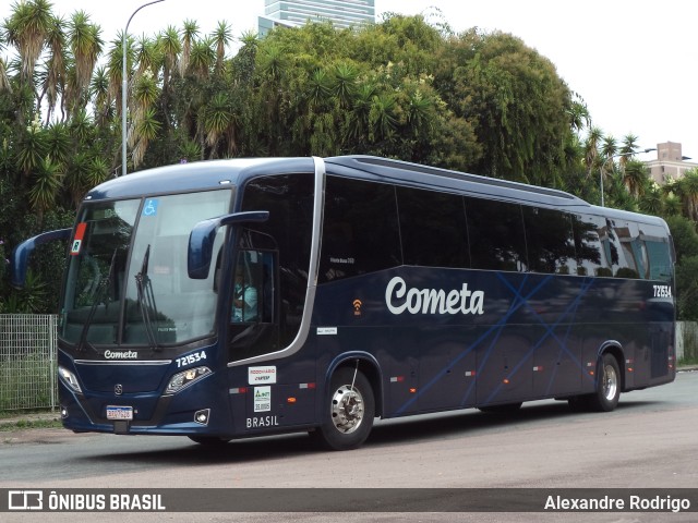 Viação Cometa 721534 na cidade de Curitiba, Paraná, Brasil, por Alexandre Rodrigo. Número da foto: #9767975.