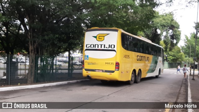 Empresa Gontijo de Transportes 14135 na cidade de São Paulo, São Paulo, Brasil, por Marcelo Horta. ID da foto: 9769480.