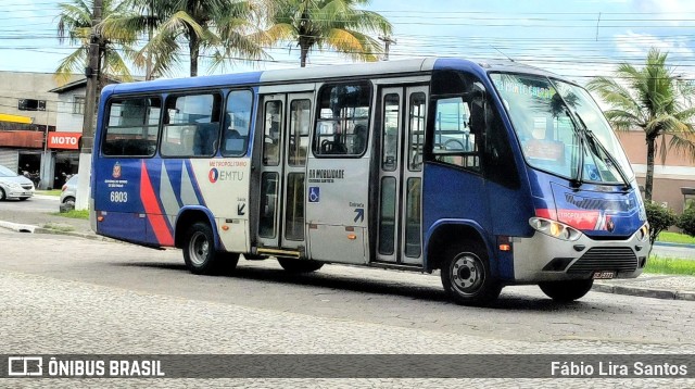 BR Mobilidade Baixada Santista 6603 na cidade de Guarujá, São Paulo, Brasil, por Fábio Lira Santos. ID da foto: 9769867.