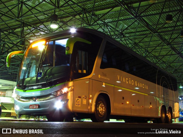 Viação Garcia 7846 na cidade de Bauru, São Paulo, Brasil, por Lucas Vieira. Número da foto: #9768122.
