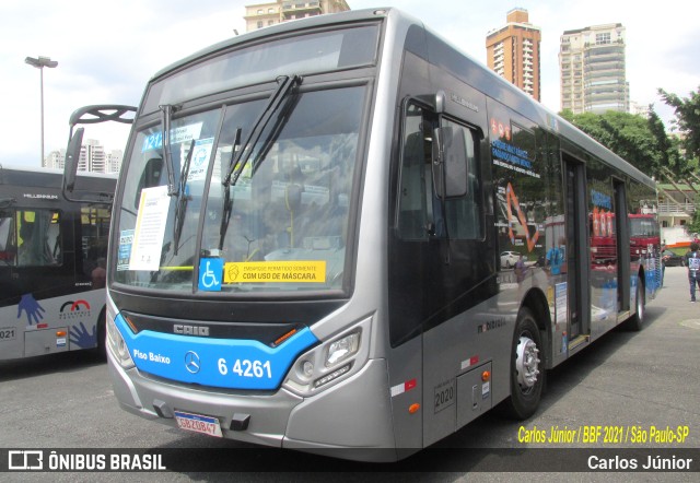 Viação Paratodos > São Jorge > Metropolitana São Paulo > Mobibrasil 6 4261 na cidade de São Paulo, São Paulo, Brasil, por Carlos Júnior. Número da foto: #9769256.