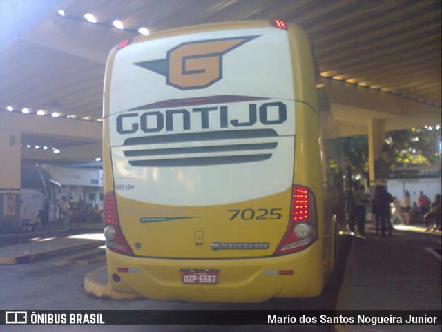 Empresa Gontijo de Transportes 7025 na cidade de Salvador, Bahia, Brasil, por Mario dos Santos Nogueira Junior. ID da foto: 9770195.