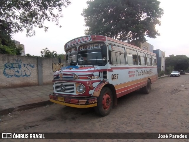 7 de Octubre - Linea 59 027 na cidade de Luque, Central, Paraguai, por José Paredes. Número da foto: #9767626.