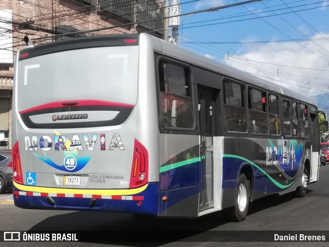 AMSA - Autotransportes Moravia 49 na cidade de San Vicente, Moravia, San José, Costa Rica, por Daniel Brenes. Número da foto: #9769141.
