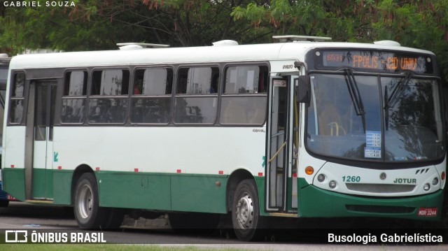 Jotur - Auto Ônibus e Turismo Josefense 1260 na cidade de Florianópolis, Santa Catarina, Brasil, por Busologia Gabrielística. Número da foto: #9771242.