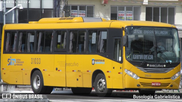 Transporte Coletivo Estrela 31033 na cidade de Florianópolis, Santa Catarina, Brasil, por Busologia Gabrielística. ID da foto: 9771252.