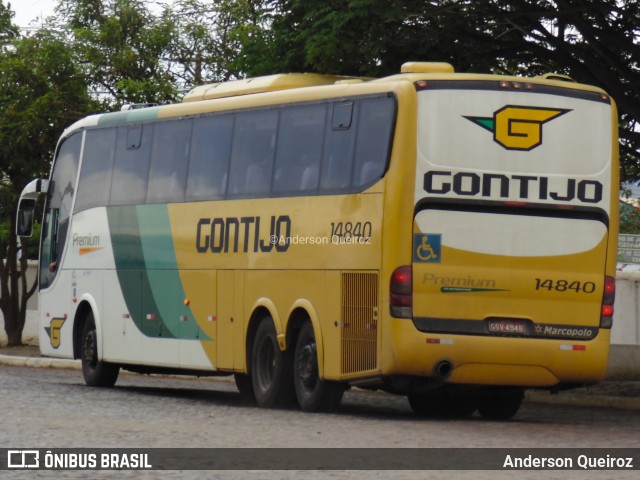 Empresa Gontijo de Transportes 14840 na cidade de Vitória da Conquista, Bahia, Brasil, por Anderson Queiroz. ID da foto: 9771358.