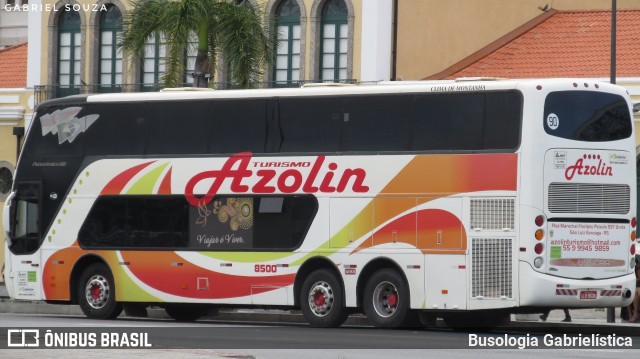 Azolin Turismo 8500 na cidade de Florianópolis, Santa Catarina, Brasil, por Busologia Gabrielística. ID da foto: 9771257.