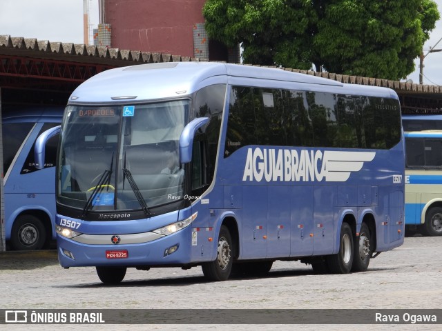 Viação Águia Branca 13507 na cidade de Vitória da Conquista, Bahia, Brasil, por Rava Ogawa. ID da foto: 9771271.