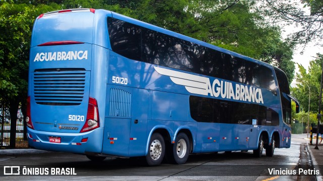 Viação Águia Branca 50120 na cidade de São Paulo, São Paulo, Brasil, por Vinicius Petris. Número da foto: #9771755.