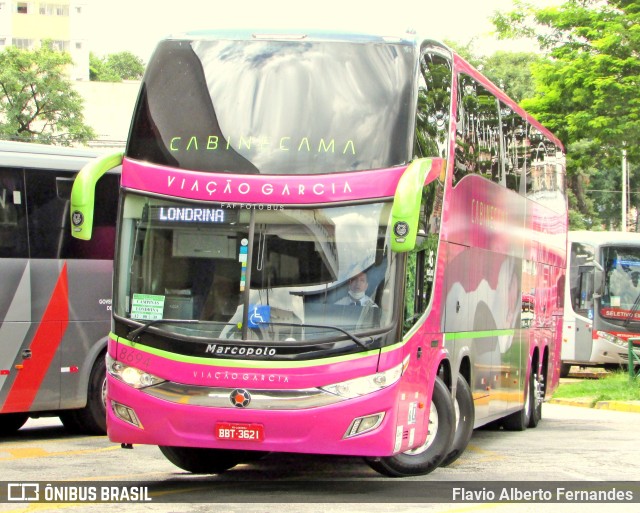 Viação Garcia 8694 na cidade de Sorocaba, São Paulo, Brasil, por Flavio Alberto Fernandes. Número da foto: #9772057.