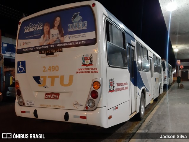 JTU - Jacareí Transporte Urbano 2.490 na cidade de Jacareí, São Paulo, Brasil, por Jadson Silva. Número da foto: #9772311.