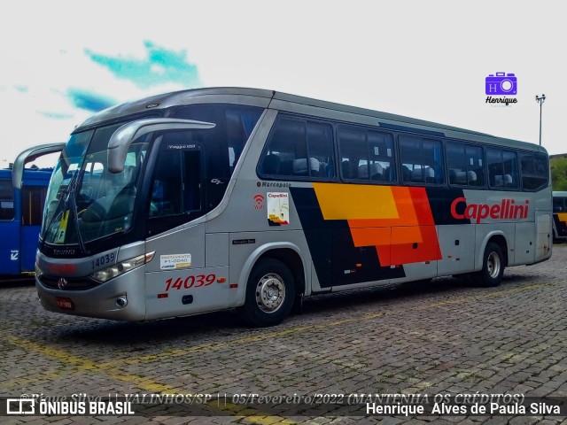 Transportes Capellini 14039 na cidade de Valinhos, São Paulo, Brasil, por Henrique Alves de Paula Silva. Número da foto: #9770227.