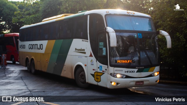 Empresa Gontijo de Transportes 14500 na cidade de São Paulo, São Paulo, Brasil, por Vinicius Petris. Número da foto: #9771769.
