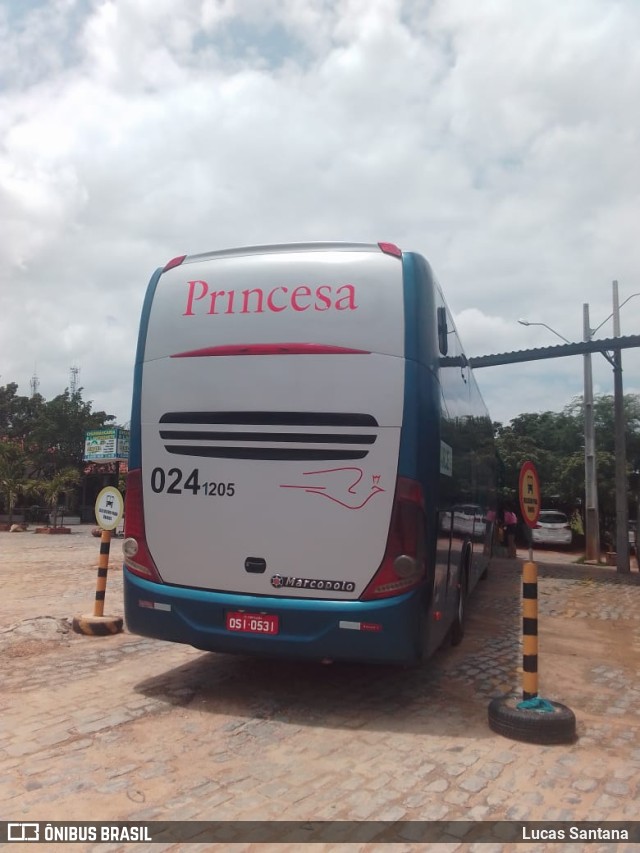 Viação Princesa dos Inhamuns 205 na cidade de Canindé, Ceará, Brasil, por Lucas Santana . Número da foto: #9771348.