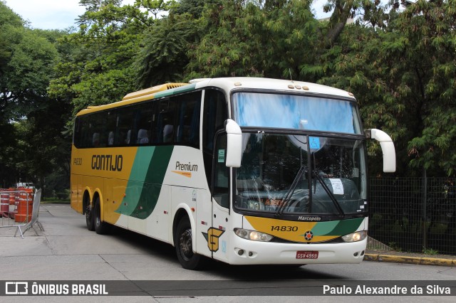 Empresa Gontijo de Transportes 14830 na cidade de São Paulo, São Paulo, Brasil, por Paulo Alexandre da Silva. ID da foto: 9774556.