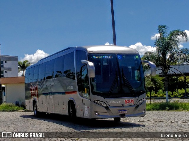 Auto Viação 1001 RJ 108.1234 na cidade de Campos dos Goytacazes, Rio de Janeiro, Brasil, por Breno Vieira. Número da foto: #9774503.