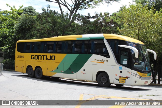 Empresa Gontijo de Transportes 21385 na cidade de São Paulo, São Paulo, Brasil, por Paulo Alexandre da Silva. ID da foto: 9774550.