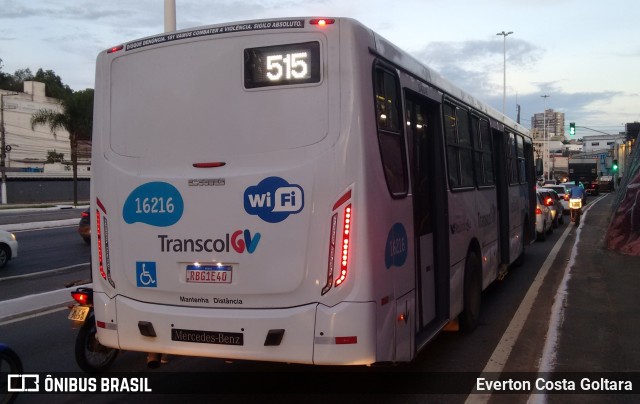 Expresso Santa Paula 16216 na cidade de Cariacica, Espírito Santo, Brasil, por Everton Costa Goltara. Número da foto: #9773808.