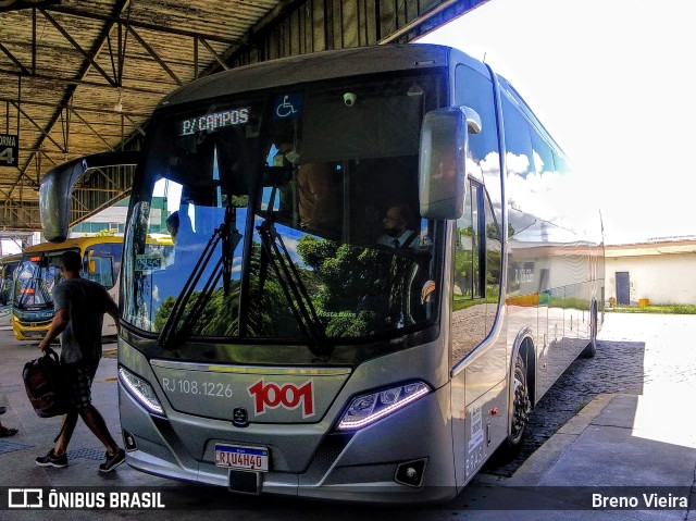 Auto Viação 1001 RJ 108.1226 na cidade de Campos dos Goytacazes, Rio de Janeiro, Brasil, por Breno Vieira. Número da foto: #9774293.