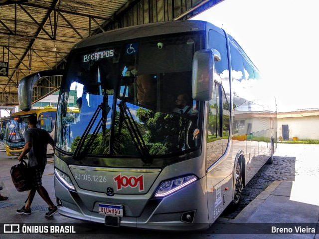 Auto Viação 1001 RJ 108.1226 na cidade de Campos dos Goytacazes, Rio de Janeiro, Brasil, por Breno Vieira. ID da foto: 9774293.