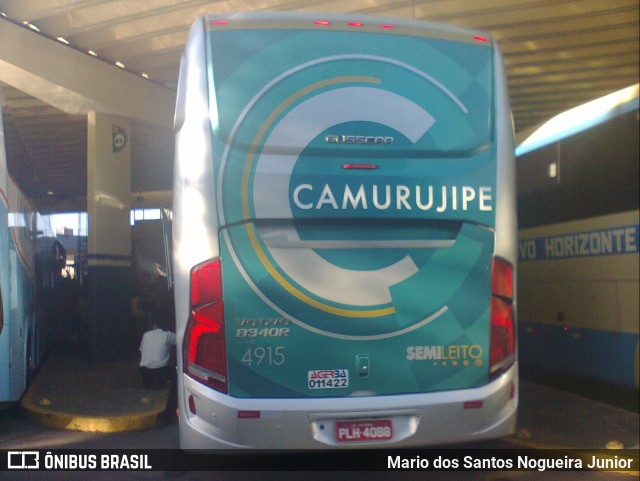 Auto Viação Camurujipe 4915 na cidade de Salvador, Bahia, Brasil, por Mario dos Santos Nogueira Junior. ID da foto: 9773140.