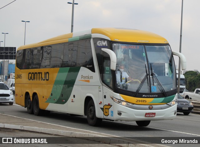 Empresa Gontijo de Transportes 21415 na cidade de São Paulo, São Paulo, Brasil, por George Miranda. ID da foto: 9774009.