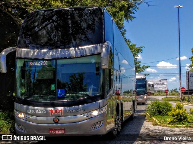 Auto Viação 1001 RJ 108.535 na cidade de Campos dos Goytacazes, Rio de Janeiro, Brasil, por Breno Vieira. Número da foto: #9774376.