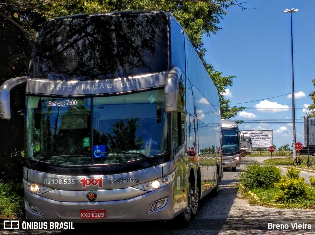 Auto Viação 1001 RJ 108.535 na cidade de Campos dos Goytacazes, Rio de Janeiro, Brasil, por Breno Vieira. ID da foto: 9774376.