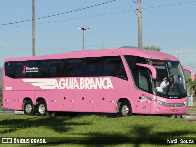 Viação Águia Branca 26800 na cidade de Vitória, Espírito Santo, Brasil, por Natã  Souza. ID da foto: 9773835.