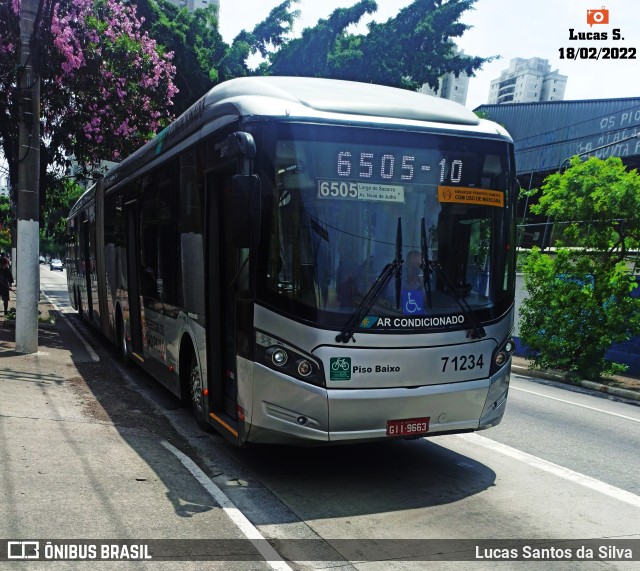 Viação Campo Belo 7 1234 na cidade de São Paulo, São Paulo, Brasil, por Lucas Santos da Silva. Número da foto: #9773449.