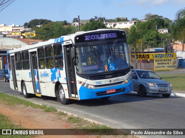 Radial Transporte Coletivo 1182 na cidade de Suzano, São Paulo, Brasil, por Paulo Alexandre da Silva. ID da foto: 9775232.
