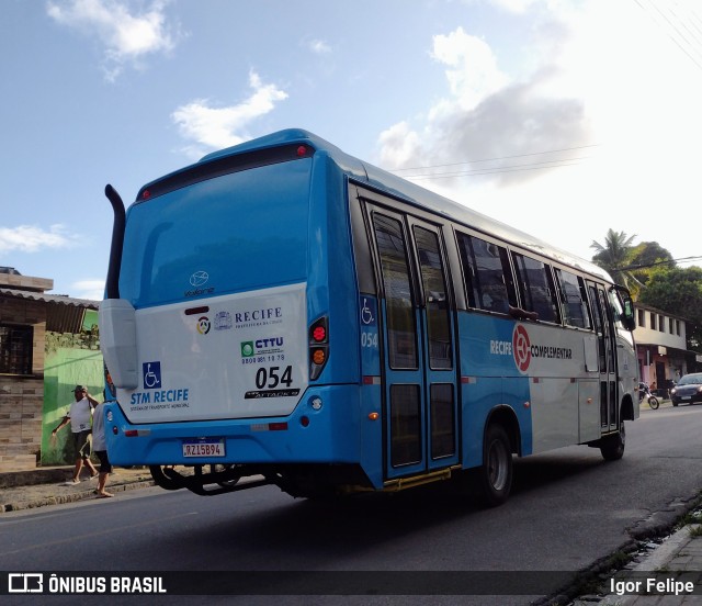 Sistema Complementar de Recife 054 na cidade de Recife, Pernambuco, Brasil, por Igor Felipe. ID da foto: 9774965.