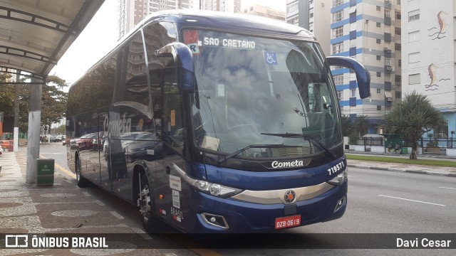 Viação Cometa 719571 na cidade de Santos, São Paulo, Brasil, por Davi Cesar. Número da foto: #9772878.