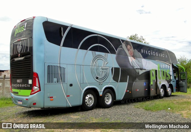 Viação Garcia 88077 na cidade de Canoas, Rio Grande do Sul, Brasil, por Wellington Machado. ID da foto: 9772873.